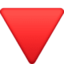 red triangle pointed down