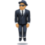 person in suit levitating: medium skin tone