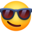 smiling face with sunglasses