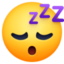 sleeping face