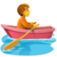 person rowing boat