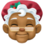 Mrs. Claus: medium-dark skin tone