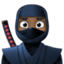 ninja: dark skin tone