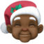 mx claus: dark skin tone