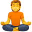 person in lotus position