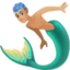 merman: peau moyennement claire