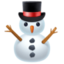 snowman without snow