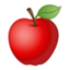 red apple