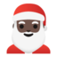 Santa Claus: dark skin tone