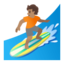 person surfing: medium skin tone