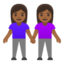 women holding hands: medium-dark skin tone