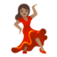 woman dancing: medium skin tone