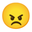 angry face