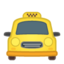 oncoming taxi