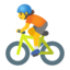 person biking