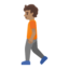 person walking: medium skin tone