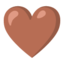 brown heart