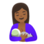 breast-feeding: medium-dark skin tone