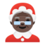 Mrs. Claus: dark skin tone