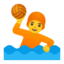 person playing water polo