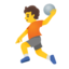 person playing handball