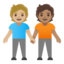 people holding hands: medium-light skin tone, medium skin tone