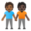 people holding hands: medium-dark skin tone, dark skin tone