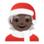 mx claus: dark skin tone