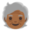 older person: medium-dark skin tone