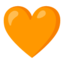 orange heart