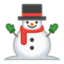 snowman without snow