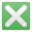 cross mark button