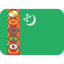 flag: Turkmenistan