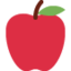 red apple