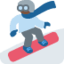 snowboarder: dark skin tone