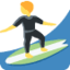 person surfing