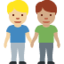 men holding hands: medium-light skin tone, medium skin tone