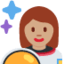 woman astronaut: medium skin tone