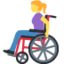 woman in manual wheelchair