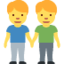 men holding hands