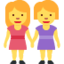 women holding hands