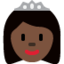 princess: dark skin tone