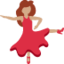 woman dancing: medium skin tone