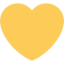 yellow heart