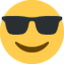 smiling face with sunglasses