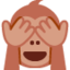 see-no-evil monkey