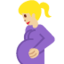 pregnant woman: medium-light skin tone