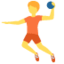 person playing handball