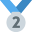 2nd place medal