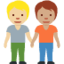 people holding hands: medium-light skin tone, medium skin tone